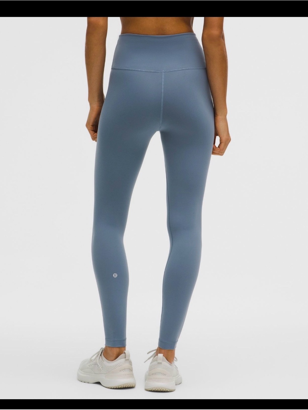 20. Lululemon NWT wunder train no line high rise HR tight 28” blue steel